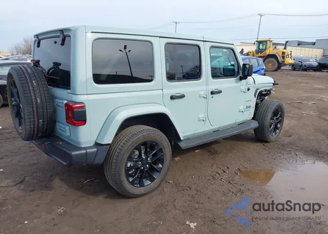 2023 Jeep Wrangler 4Xe Sahara 4X4 from USA, damaged, VIN 1C4JJXP68PW557962